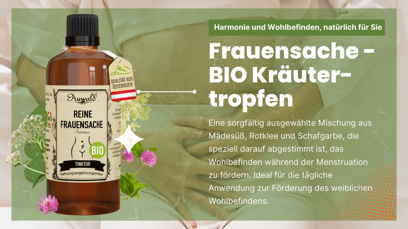 Reine Frauensache - BIO Kräutertropfen von Auwald