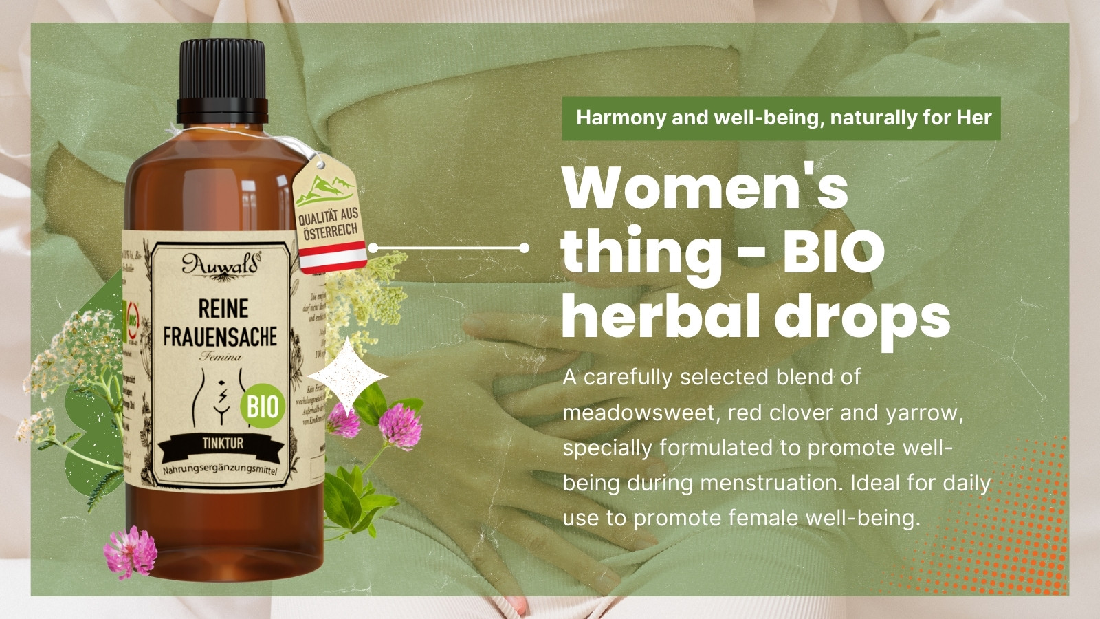 Purely Women's Business - ORGANIC Herbal Drops by Auwald