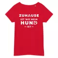 Bio Damen T-Shirt "Zuhause ist wo mein Hund ist"