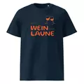 "guter wein. gute laune." t-shirt in kooperation mit orange & natural wines – genussvoll stilvoll online kaufen bei shomugo gmbh