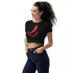 organic cotton belly top "hot like chili" online kaufen bei shomugo gmbh