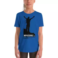 t-shirt "motivation": impossible is just a big word online kaufen bei shomugo gmbh