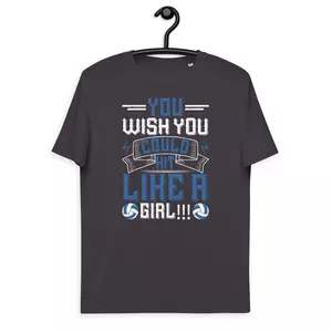 t-shirt "volleyball": you wish you could hit like a girl online kaufen bei shomugo gmbh