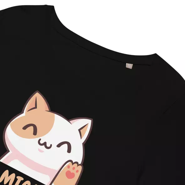 bio damen t-shirt "miau" online kaufen bei shomugo gmbh