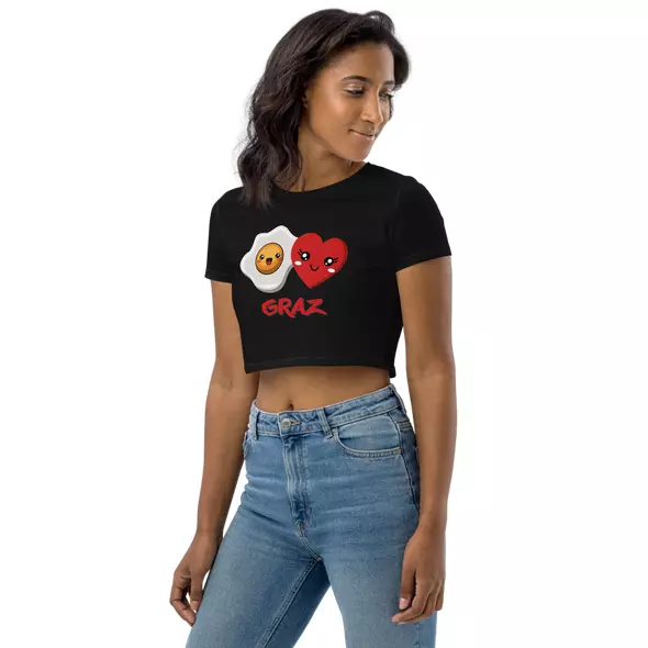 organic cotton belly top "ei love graz" online kaufen bei shomugo gmbh