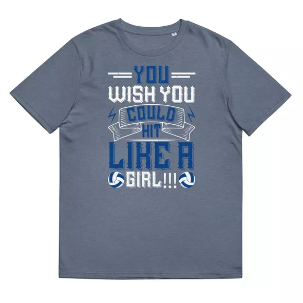 T-Shirt "Volleyball": You wish you could hit like a girl