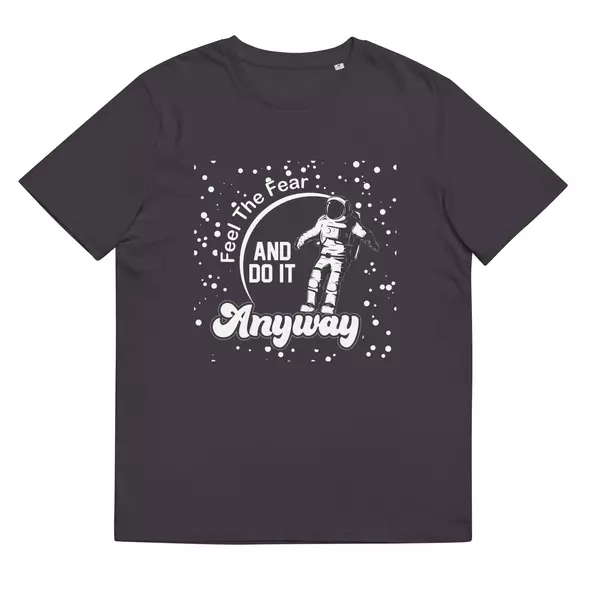 t-shirt "motivation": feel the fear and do it anyway online kaufen bei shomugo gmbh