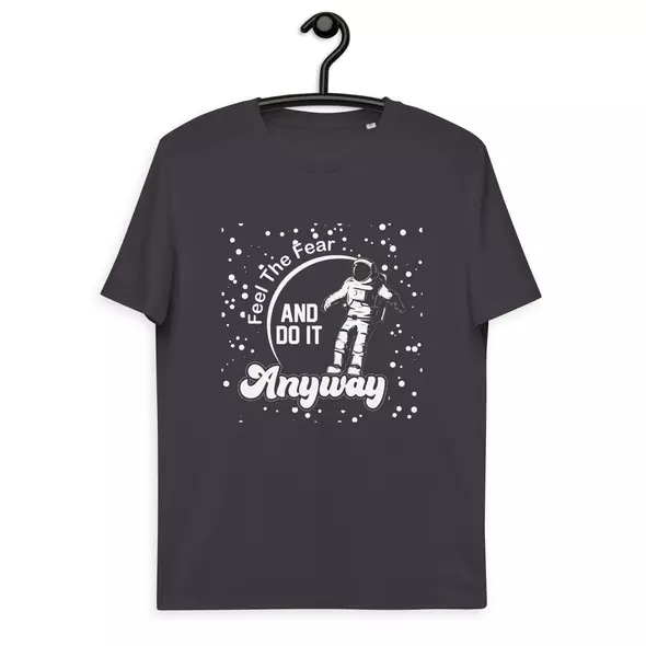 t-shirt "motivation": feel the fear and do it anyway online kaufen bei shomugo gmbh