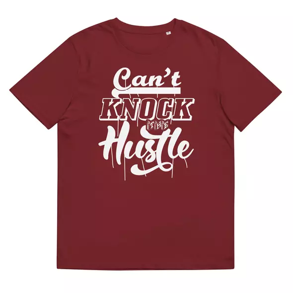 t-shirt "motivation": can't knock the hustle online kaufen bei shomugo gmbh