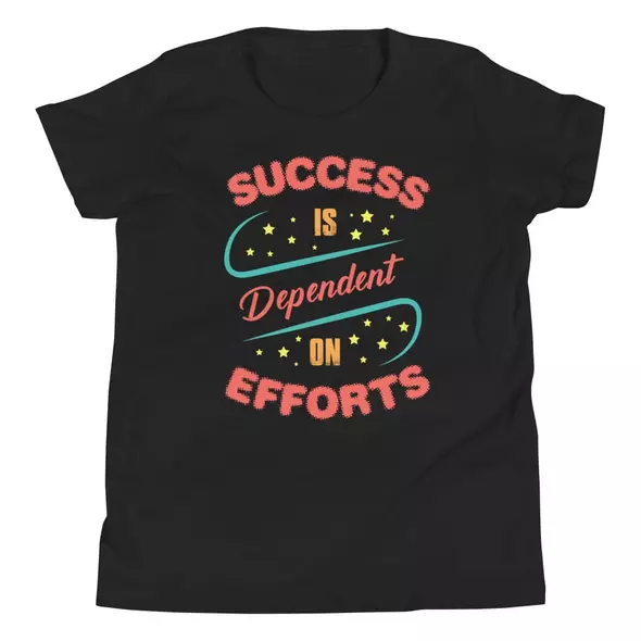 t-shirt "motivation": success is dependent on efforts online kaufen bei shomugo gmbh