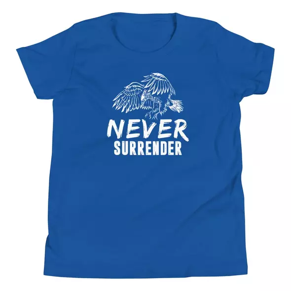 t-shirt "motivation": never surrender online kaufen bei shomugo gmbh