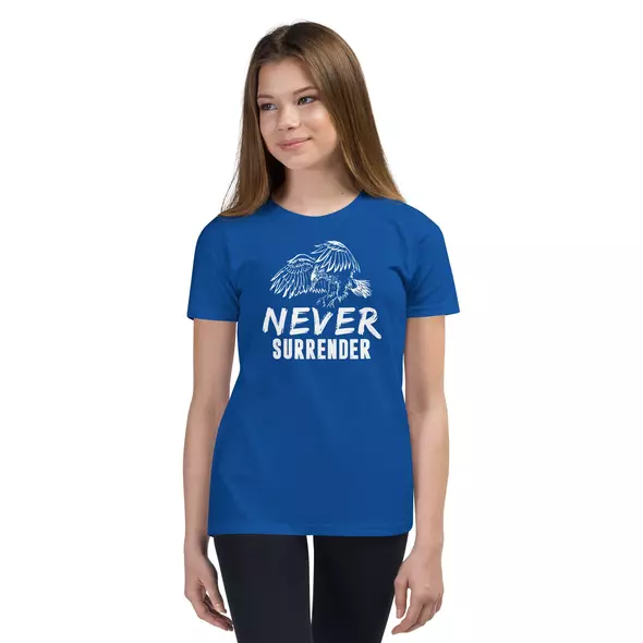 t-shirt "motivation": never surrender online kaufen bei shomugo gmbh