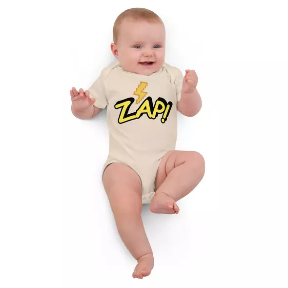 bio-baumwolle baby-body „zap!“ – dynamisch, weich & ökologisch online kaufen bei shomugo gmbh